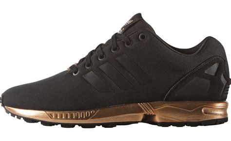 adidas zx zwart goud|adidas zx flux zwart.